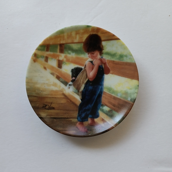 Miniature Plate by Donald Zolan "Almost Home" - Picture 1 of 2